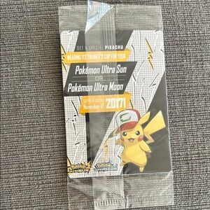 Pokémon Ultra Sun and Moon Pikachu Promo Card